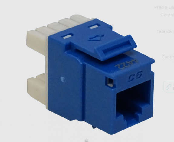 Keystone Hembra RJ45 CAT6